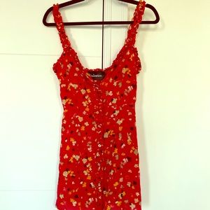 Realisation Par - red floral print dress